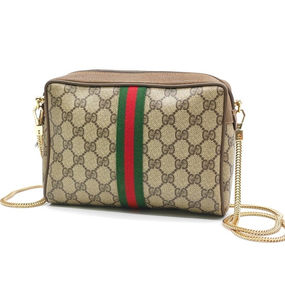 🍓GUCCI Sherryline Web Clutch - Picture 2 of 11
